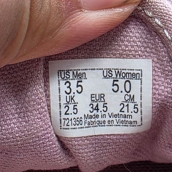 Vans Old Skool Stackform Keepsake Womens Size 5 Trainers Pink Shoes Casual - Picture 6 of 14